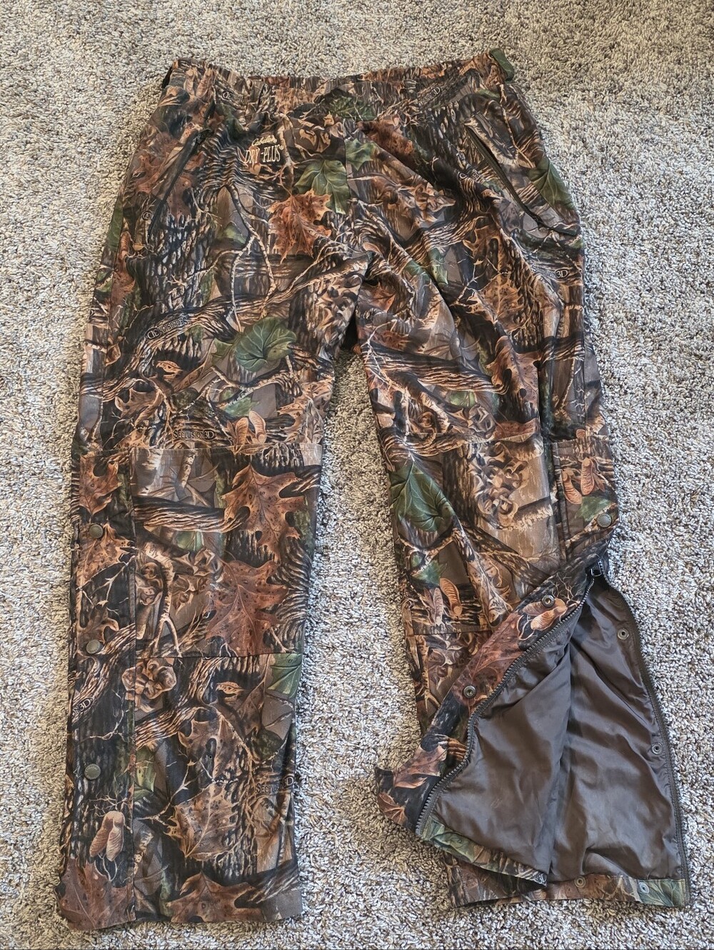 Cabela's DRY-PLUS Seclusion 3D  Camouflage Pants SIZE XL